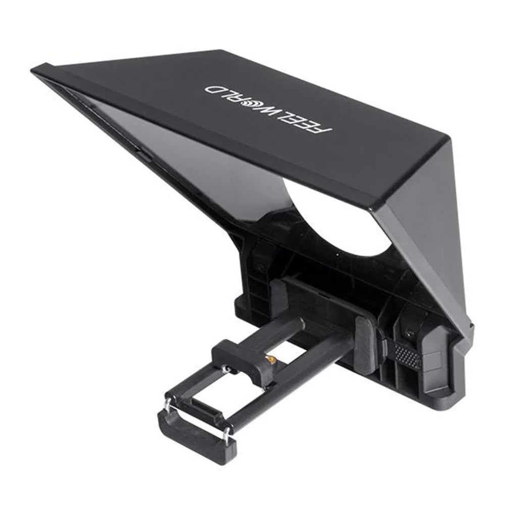 FEELWORLD TP2A 8 Inch Portable Teleprompter for Smartphone Tablet DSLR Camera Prompter with Remote Control - 1