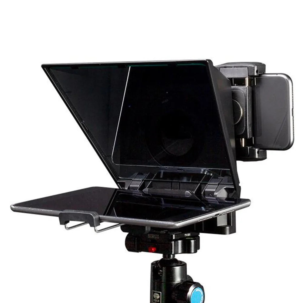 FEELWORLD TP2A 8 Inch Portable Teleprompter for Smartphone Tablet DSLR Camera Prompter with Remote Control - 4