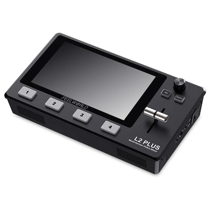 FEELWORLD L2 Plus Multi-Camera Live Streaming Video Switcher with 5.5-Inch Touchscreen, 4 HD Inputs, PTZ Control - US Plug - 3