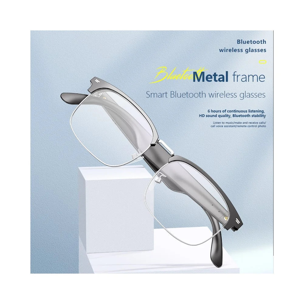 YJ005F Bluetooth-Compatible Smart Glasses Titanium Frame Wireless Glasses for Driving / Calling / Music / Commuting Touch Control - 3