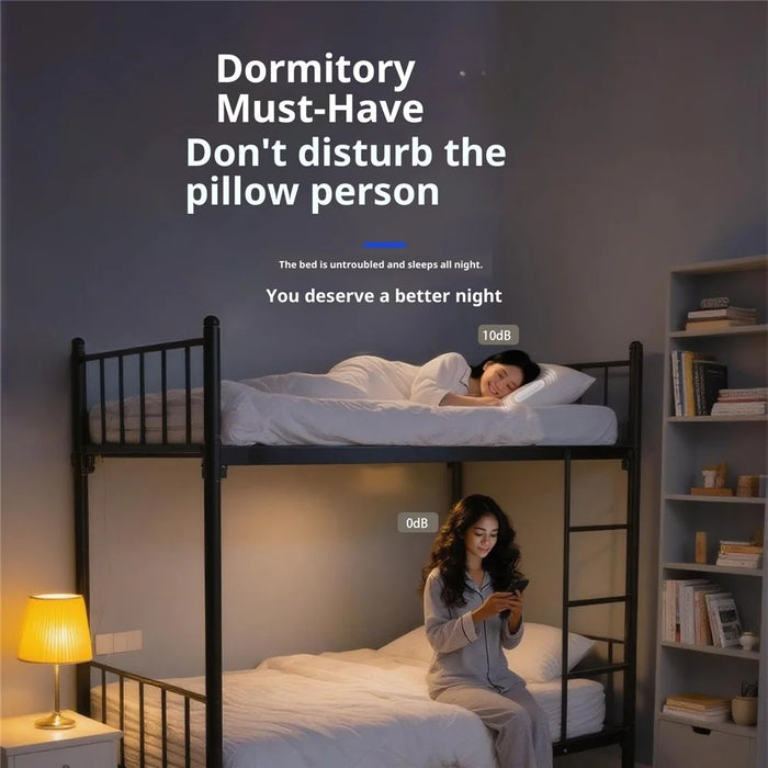 QY13 Bone Conduction Pillow Speaker Portable Mini Sleep Aid Speaker for Home / Dormitory - Blue - 7