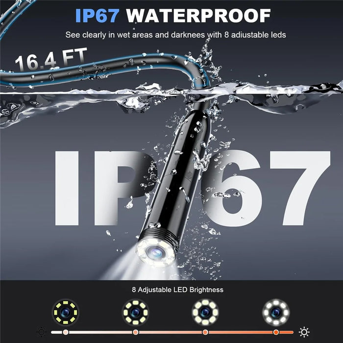 G41 2m Cable 8mm Single Lens 4.3 Inch IPS Screen Industrial Endoscope HD Handheld Inspection Camera - 6