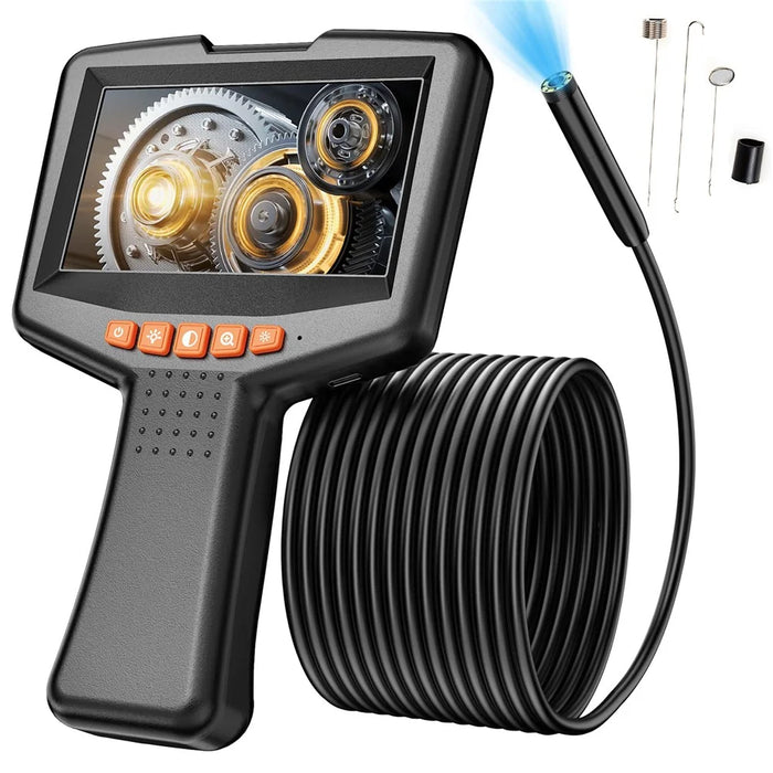 G41 5m Cable 8mm Single Lens 4.3 Inch IPS Screen Industrial Endoscope HD Handheld Inspection Camera - 1