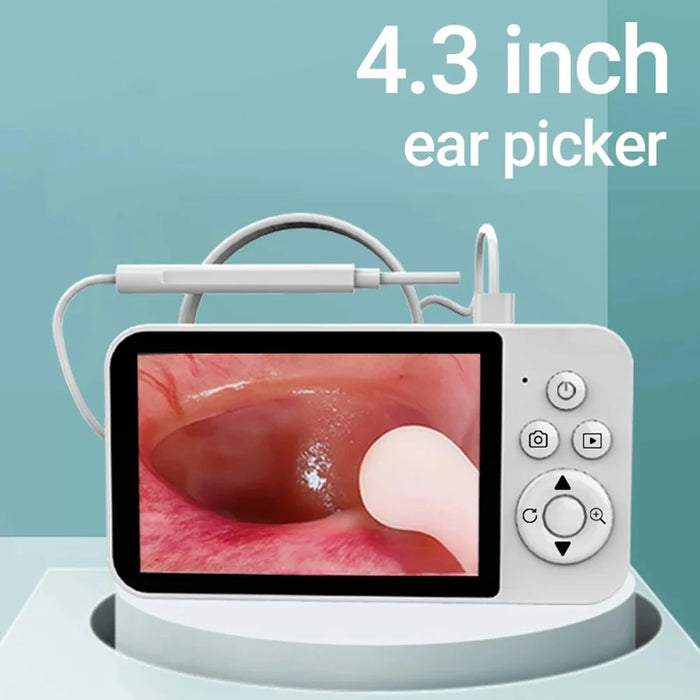 Y40 4.3 inch Screen Visual Otoscope Endoscope High Definition Visualization Ear Cleaning Endoscope - 3