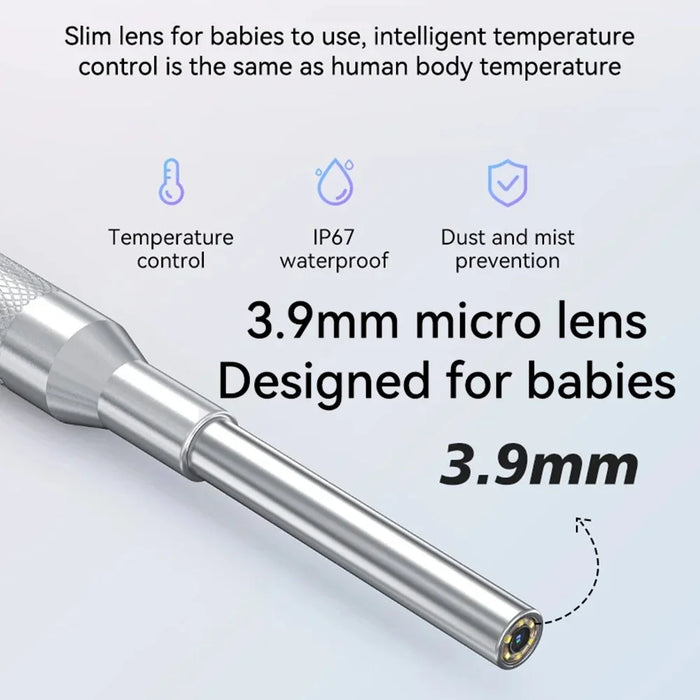 Y40 4.3 inch Screen Visual Otoscope Endoscope High Definition Visualization Ear Cleaning Endoscope - 6