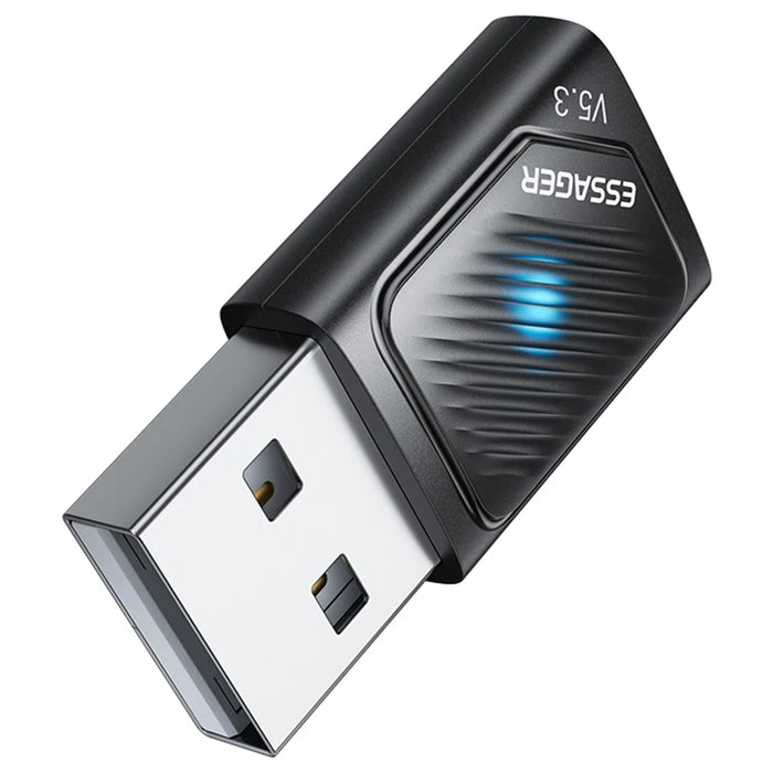 ESSAGER USB Bluetooth-compatible 5.3 Adapter 20m Signal Range Plug and Play Compatible with Windows 8 / 10 / 11 - 4