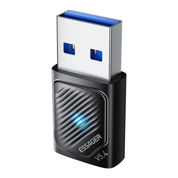 ESSAGER USB Bluetooth-compatible 5.4 Adapter 20m Signal Range Plug and Play Compatible with Windows 8 / 10 / 11 - 1