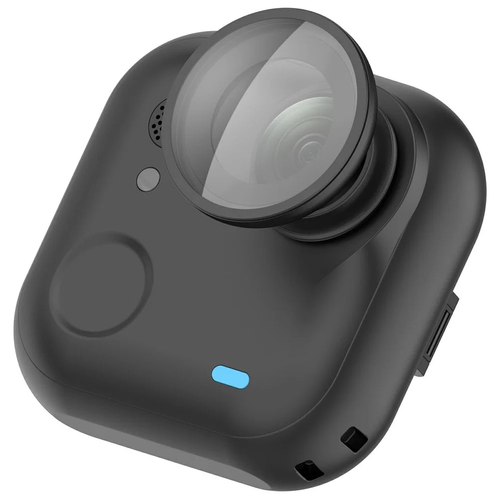 For Insta360 Go Ultra Tempered Glass Camera Lens Film + Aluminum Alloy Lens Cap - 3