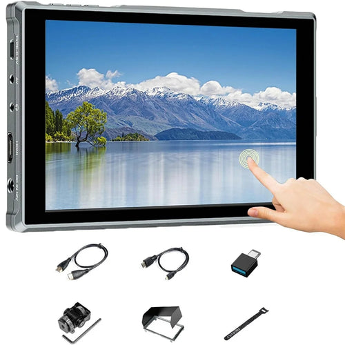 FEELWORLD FW759 PRO 7 Inch Touch Screen Camera Monitor HD / AV Input IPS Display for Photography Videography - 1