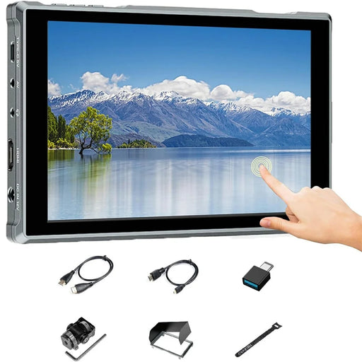 FEELWORLD FW759 PRO 7 Inch Touch Screen Camera Monitor HD / AV Input IPS Display for Photography Videography - 1