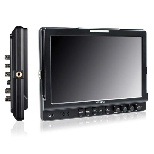 FEELWORLD FWFW1018SPV1 10 Inch SDI Camera Field Monitor HD Display 1920x1200 3G-SDI Input  /  Output - 2