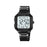 SKMEI 2559 Date Display Electronic Watch with EL Backlight Stainless Steel Strap Digital Wristwatch - Black Case - 1