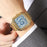 SKMEI 2559 Date Display Electronic Watch with EL Backlight Stainless Steel Strap Digital Wristwatch - Black Case - 3