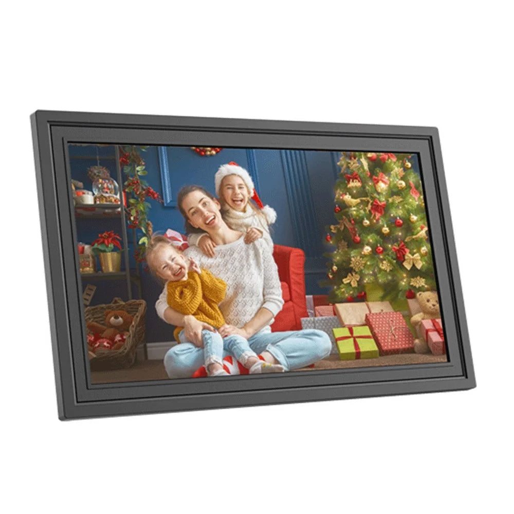 10.1 Inch Digital Photo Frame WiFi Touch Smart Cloud Frame Support Photo Transfer via APP, Auto Rotation - EU Plug - 1