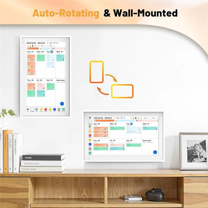 15.6 inch Smart Home Planning Touch Display Multi Task Management Digital Calendar HD Family Organizer for Schedule Display - 2