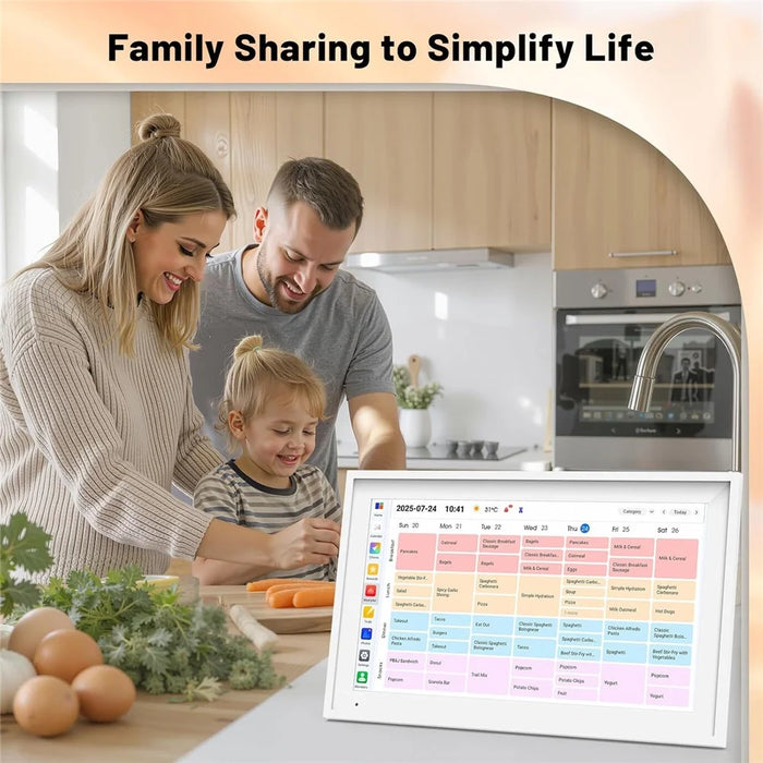 15.6 inch Smart Home Planning Touch Display Multi Task Management Digital Calendar HD Family Organizer for Schedule Display - 6