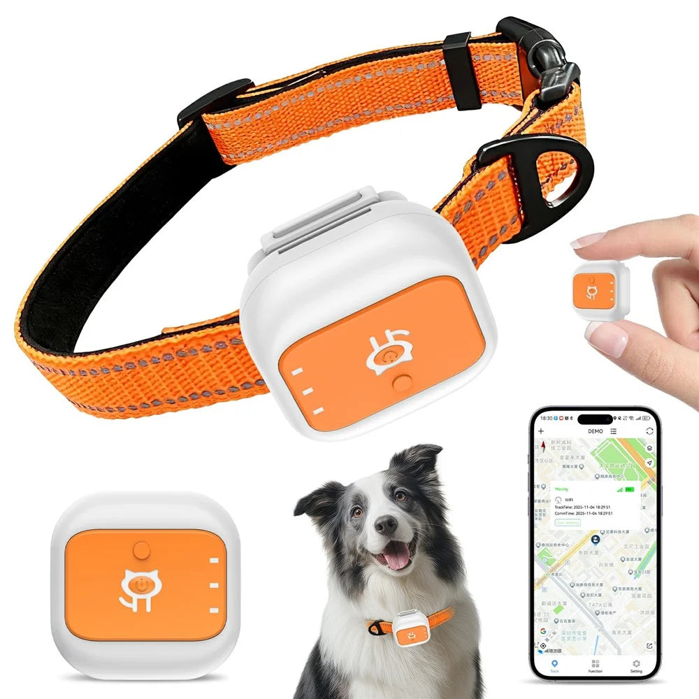 G01 4G SIM Card Smart Key Locator Ultra-Long Standby Item Tracker Real-Time Positioning with Alert - Orange - 1