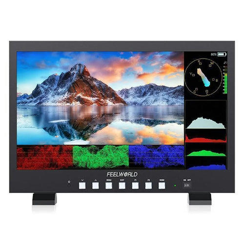 FEELWORLD FVM215-1000 21.5 Inch Professional Production Broadcast Monitor 4K UHD 3G-SDI 1000nit High Brightness Monitor - US Plug - 1