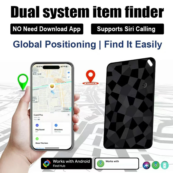 K18 Smart Item Finder Waterproof Anti-Loss Tracker with Alert for Keys  /  Wallets  /  Luggage - Black - 5