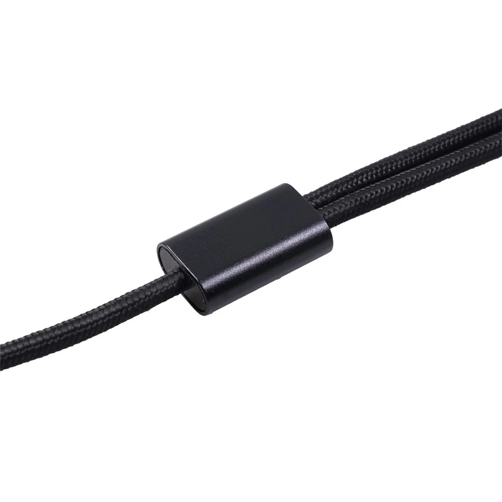 3.5mm to Double 6.35mm Aux Cable 2 Mono 6.35 Jack to 3.5 Male Audio Cable 2m for Phone to Mixer Amplifier - 7