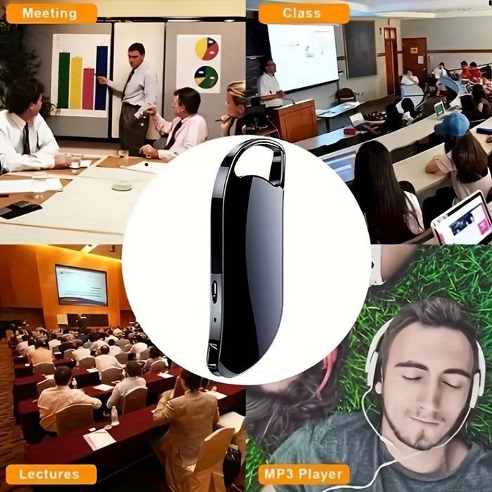 V11 8GB Digital Voice Recorder Multi-function Smart Noise Reduction Voice Activated MP3 Player USB Drive - 3