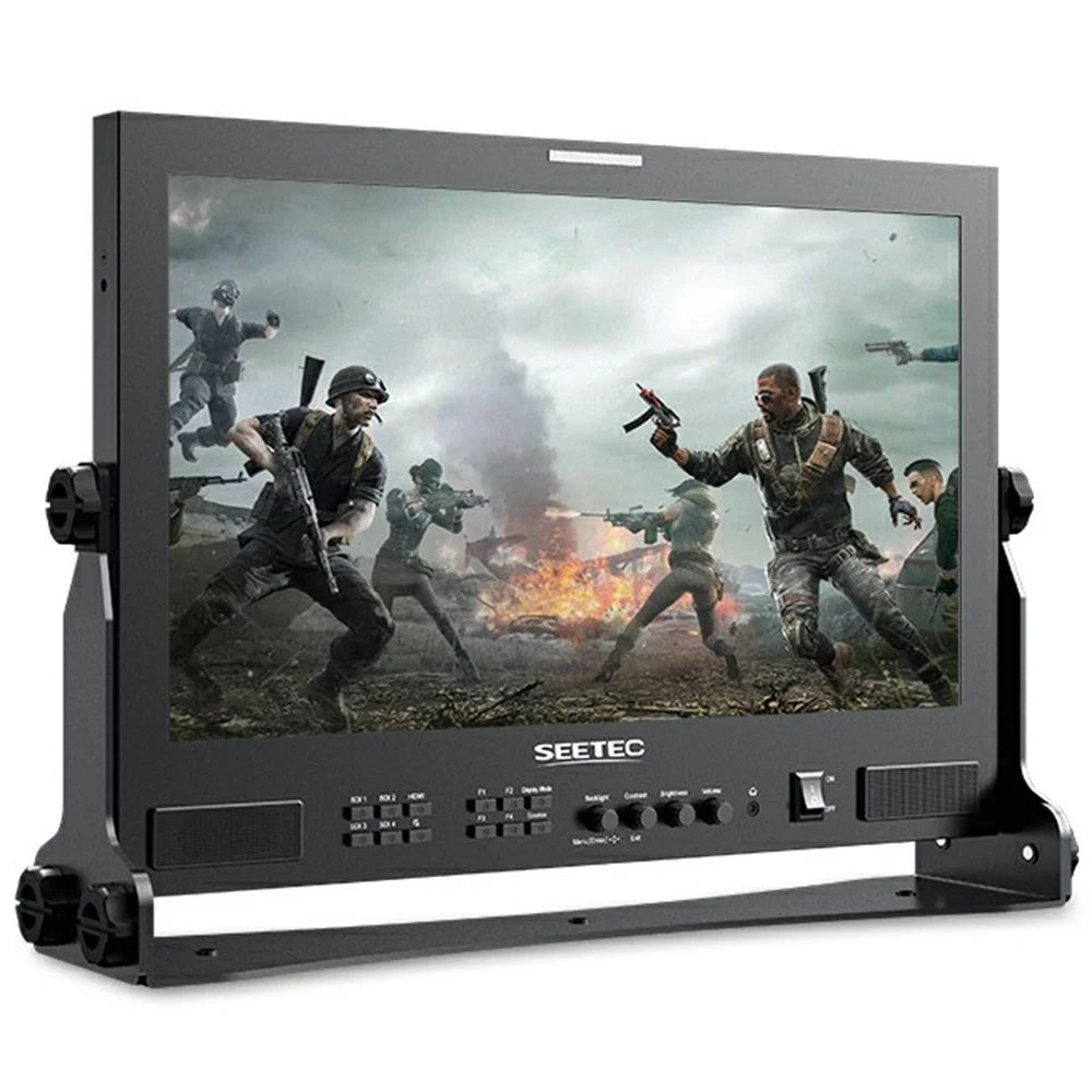 SEETEC ATEM173S 17.3 inch Broadcast Studio Monitor 1920x1080 Multi-Camera Director Display for Studio Shooting - US Plug - 1