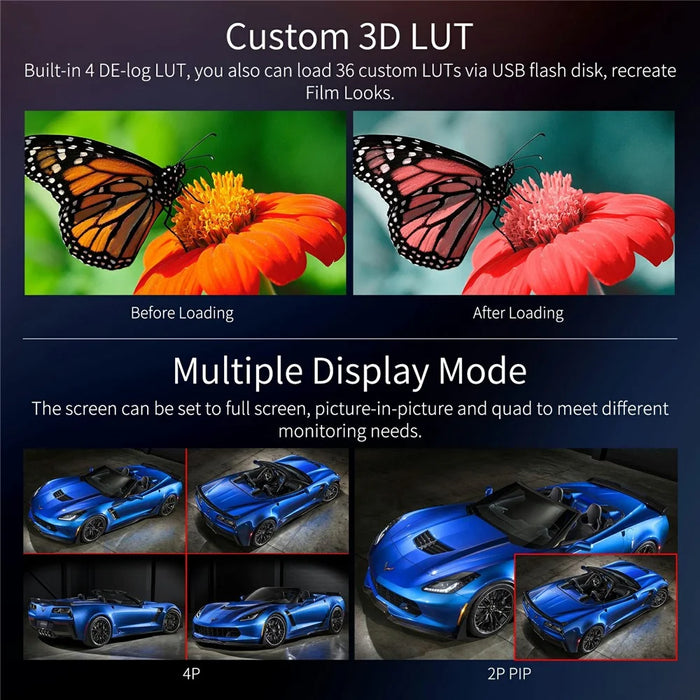 SEETEC ATEM215S 21.5 inch IPS FHD 1920x1080 Broadcast Multi-Viewer 3G-SDI  /  HD Studio Production Display - US Plug - 6