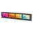 FEELWORLD Q41 4.5 inch 2RU Rack-Mount Broadcast Display 3G-SDI  /  4K HD  /  AV Quad-Screen Broadcast Multi-Viewer - US Plug - 4