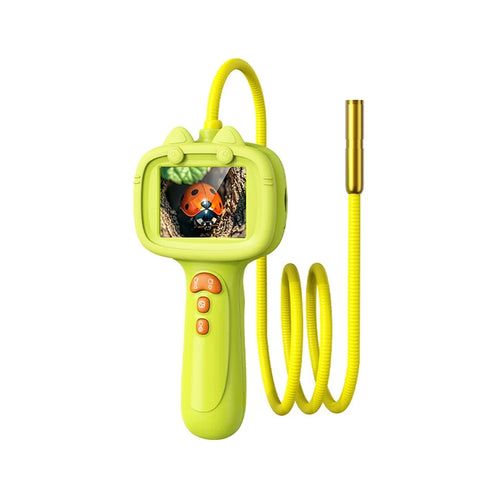 G21 2.4 Inch IPS Screen Kids Endoscope with LED Light 2MP Science Borescope Camera Children Gift - Green - 1