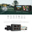 FEELWORLD D71 PLUS-H Dual 7 Inch 1920x1200 IPS Screen 3RU Rack Mount Monitor 4K HD  /  Waveform  /  Vector Scope - US Plug - 3