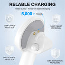Charging Stand AR Smart Glasses For Ray-Ban Meta Wayfarer  /  Skyler /  Headliner  /  Oakley HSTN USB-C Docking Station for Desktop - White - 3
