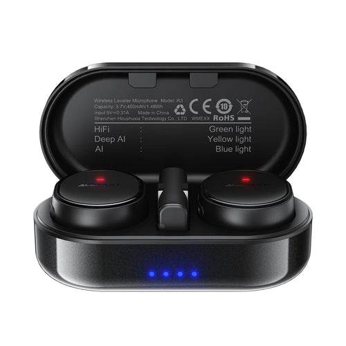 ACEFAST R3 Wireless Lavalier Microphone Omnidirectional Low Latency Noise Reduction Mic - 1