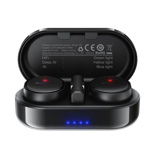 ACEFAST R3 Wireless Lavalier Microphone Omnidirectional Low Latency Noise Reduction Mic - 1