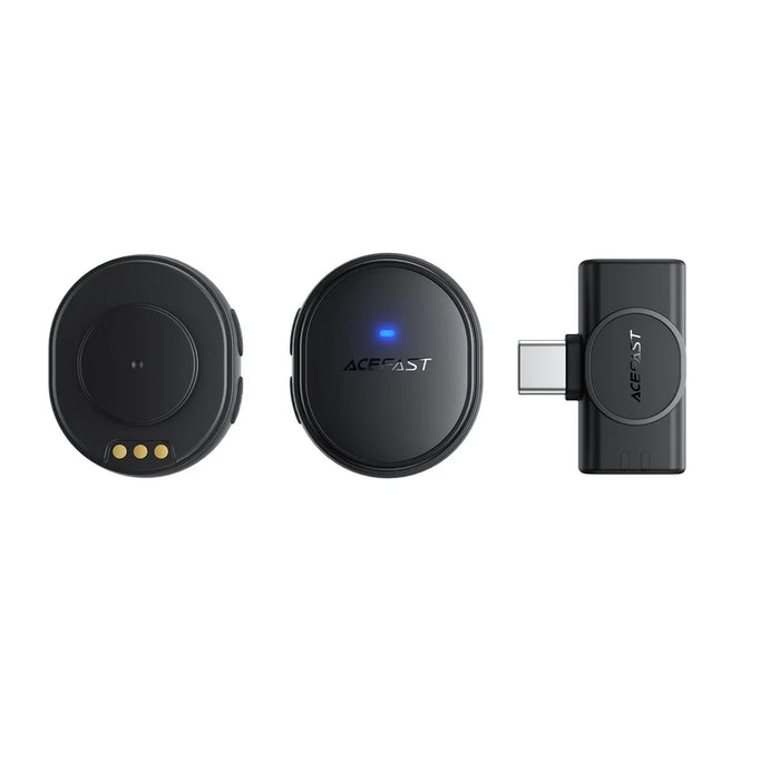 ACEFAST R3 Wireless Lavalier Microphone Omnidirectional Low Latency Noise Reduction Mic - 4