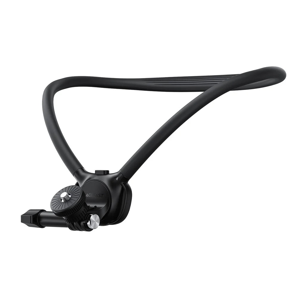 ACEFAST E37 Neck Mount Action Camera Holder First-Person POV Silicone Neckband Bracket with Airbag Pad - 3