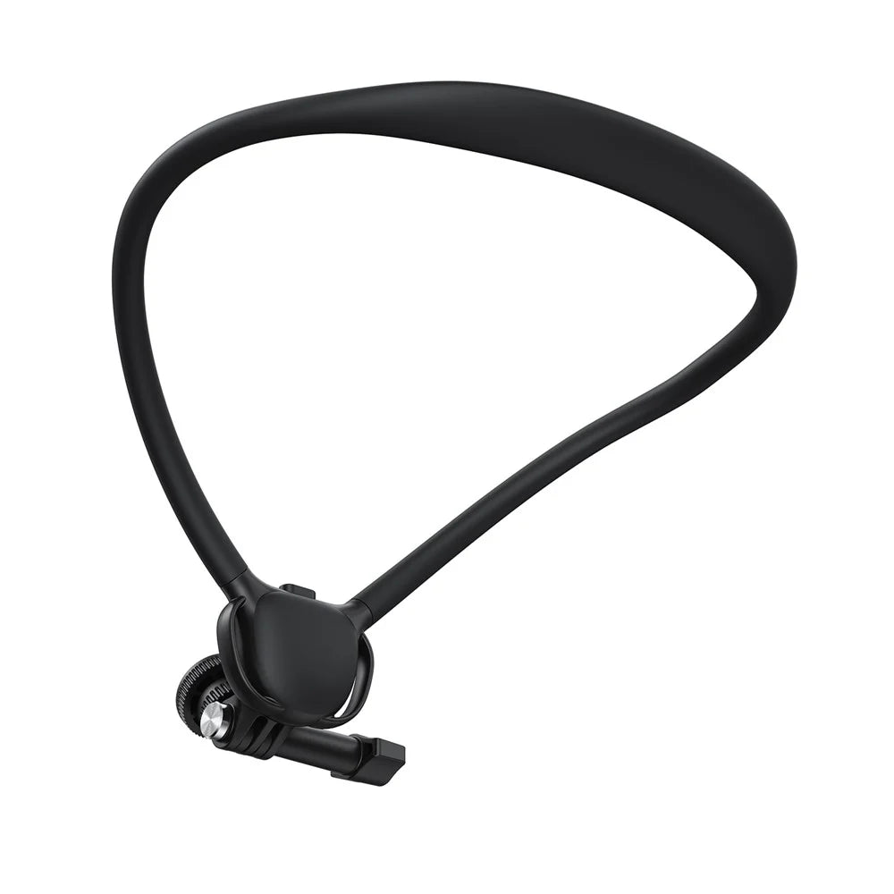 ACEFAST E37 Neck Mount Action Camera Holder First-Person POV Silicone Neckband Bracket with Airbag Pad - 4