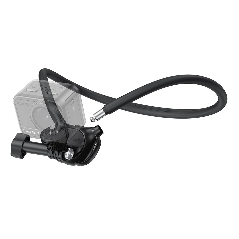 ACEFAST E37 Neck Mount Action Camera Holder First-Person POV Silicone Neckband Bracket with Airbag Pad - 5