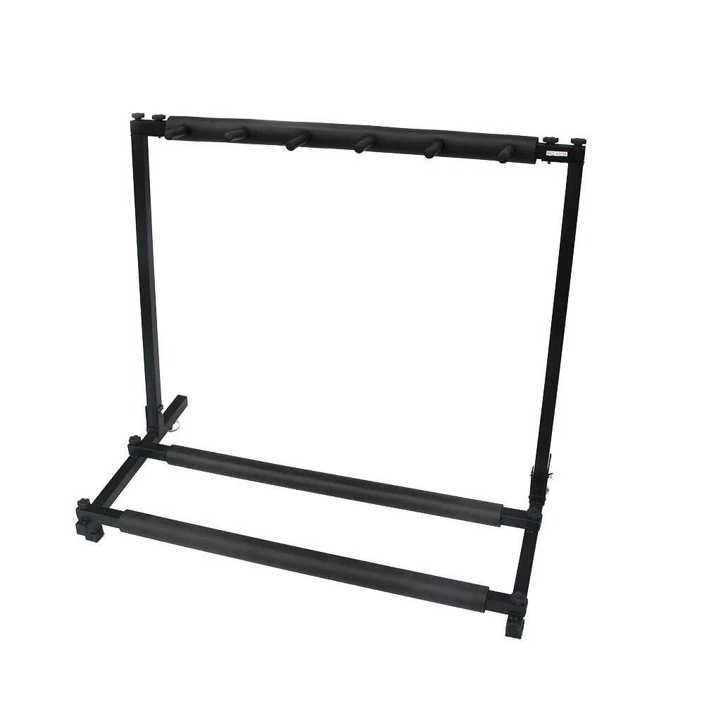JYC-J-P5 5 Slots Guitar Floor Stand Universal Guitar Display Holder Rack for Acoustic Electric Guitar Bass - 1