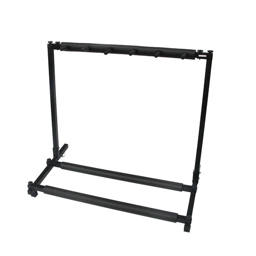 JYC-J-P5 5 Slots Guitar Floor Stand Universal Guitar Display Holder Rack for Acoustic Electric Guitar Bass - 1