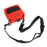 For Bose SoundLink Micro II Bluetooth-Compatible Speaker Silicone Protective Case Drop-Proof Speaker Cover with Shoulder Strap and Carabiner - Red - 2