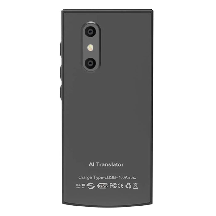 T26 4 inch 138 Countries Smart Translator WIFI Photo Recording Voice Translator with Offline Interpretation 1GB RAM 16GB Storage - Black - 2