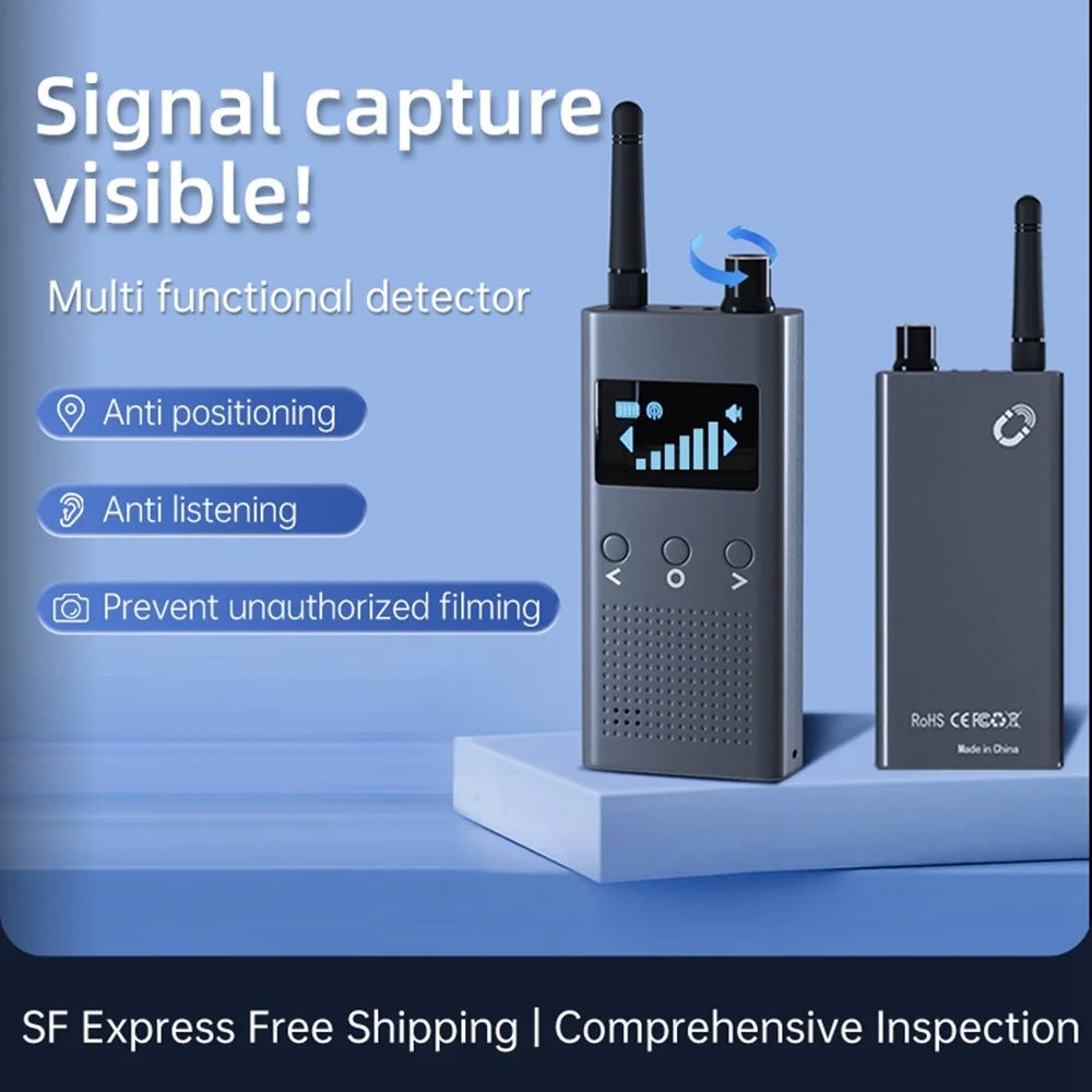 T19 Multi-Functional Wireless WiFi Camera Detector Home Mini Display Detector with IR Spectrum GPS Detection - 2