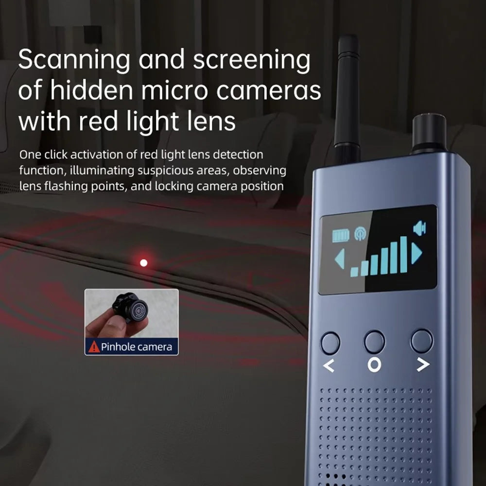 T19 Multi-Functional Wireless WiFi Camera Detector Home Mini Display Detector with IR Spectrum GPS Detection - 5