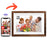 32GB 10.1 Inch Frameo Digital Photo Frame WiFi Smart Digital Picture Frame with IPS Touch Screen Wood Frame - US Plug - 3