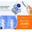 BITVAE X122 Infrared Sensing Toothbrush Sterilizer Cleaner Wall-Mounted UV Disinfection Toothbrush Dryer with LED Smart Screen - 3
