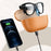 M02ULTRA IP54 Waterproof 8MP AI Smart Glasses with Charging Case 4K Shooting Translation Glasses with Interchangeable Lenses - Black + Brown Charging Case - 4