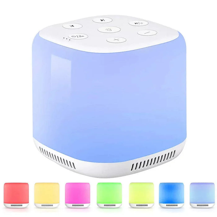 202 White Noise Sound Machine USB Rechargeable Night Light Sleep Aid with Timer for Bedroom Nursery Room - 1