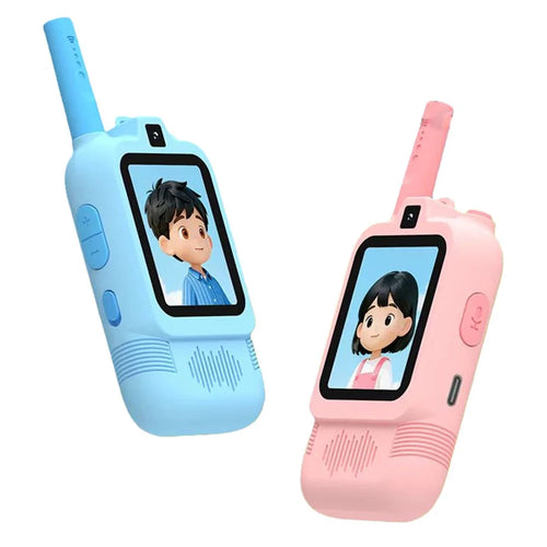 HK200 2.0 Inch Dual Camera Video Walkie Talkie Set for Kids Two-Way Radio Intercom with Photo Capture  /  Voice Chat - 1