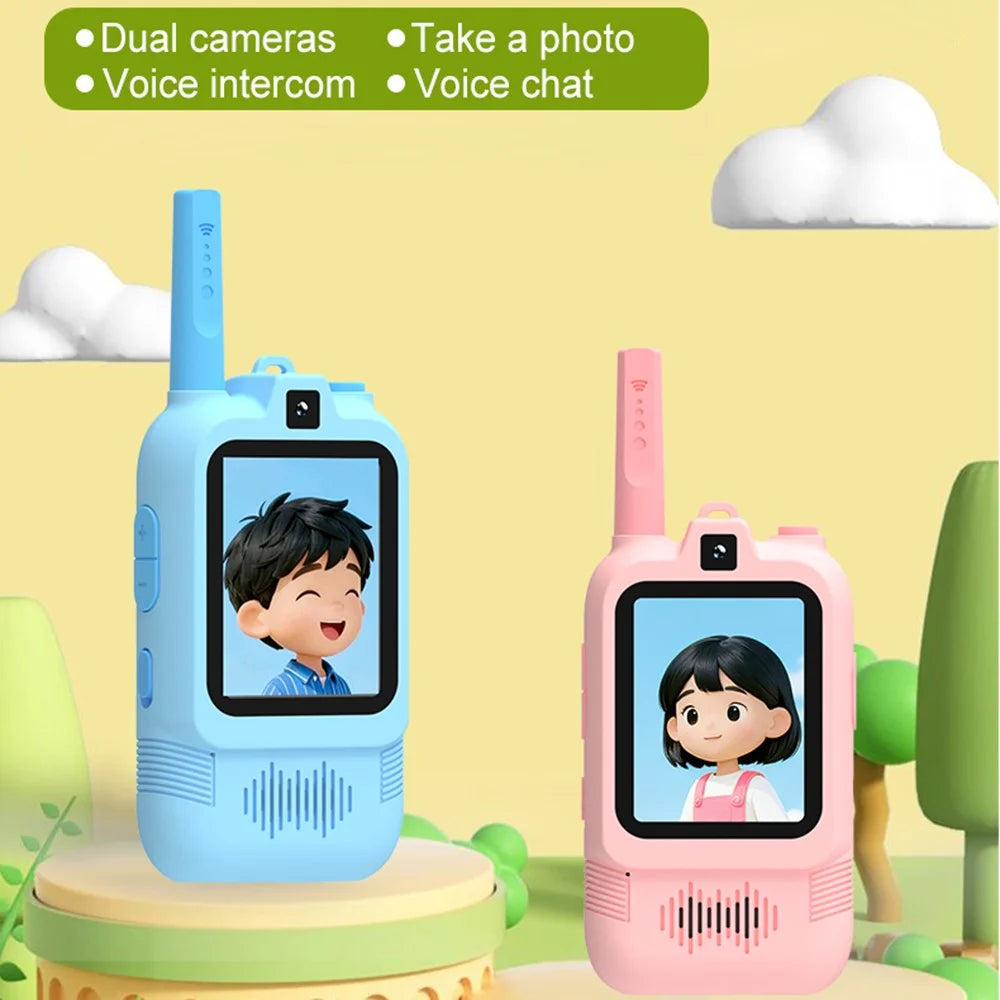 HK200 2.0 Inch Dual Camera Video Walkie Talkie Set for Kids Two-Way Radio Intercom with Photo Capture  /  Voice Chat - 2