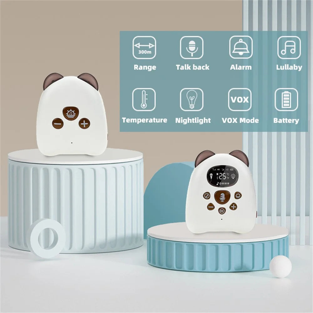 V50 Wireless Two-Way Audio Baby Monitor Voice Detection Alert Music Playback Monitoring Device - 2